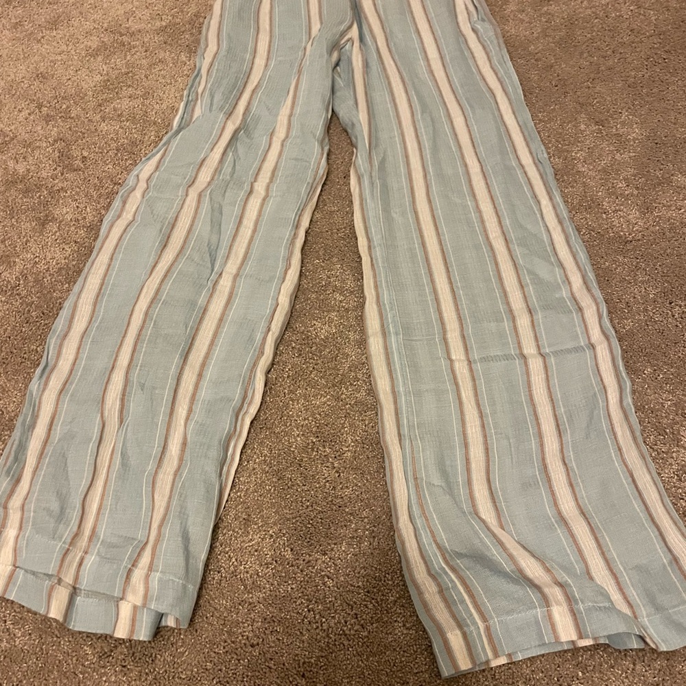 BillaBong Striped Wide-Leg Pants